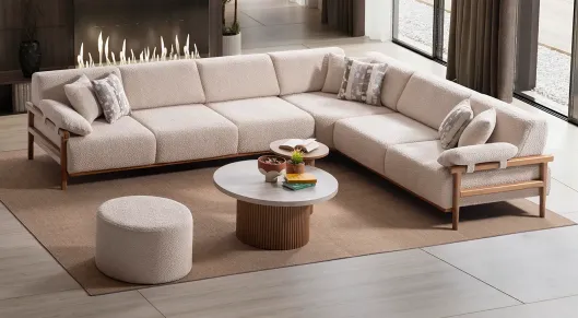 Product img 1, Virjin Yataklı Köşe Koltuk Takımı